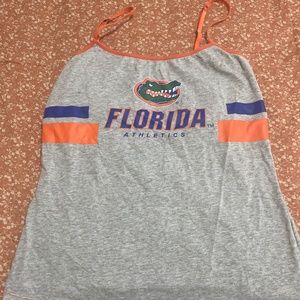 Florida Gators Athletics tank top with built in bra support.
